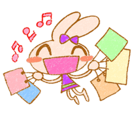Cheerful rabbit MIMIMI sticker #6720953