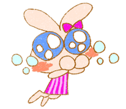 Cheerful rabbit MIMIMI sticker #6720956