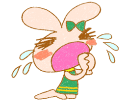 Cheerful rabbit MIMIMI sticker #6720957