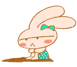 Cheerful rabbit MIMIMI sticker #6720964