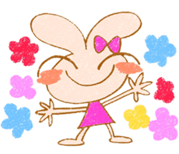 Cheerful rabbit MIMIMI sticker #6720967