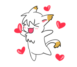 BabyWhiteCat sticker #6721093
