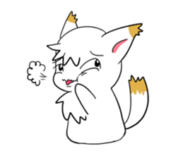 BabyWhiteCat sticker #6721102