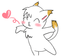 BabyWhiteCat sticker #6721124