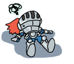 Thing as the knight sticker #6721154