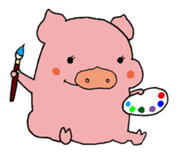 The chewy piglet sticker #6721199
