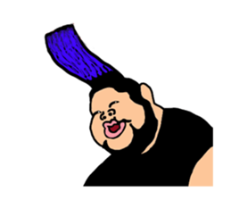 A passionate man D (NO WORDS) sticker #6721614