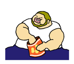 A passionate man D (NO WORDS) sticker #6721615