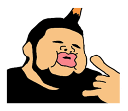 A passionate man D (NO WORDS) sticker #6721617