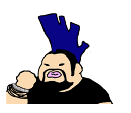 A passionate man D (NO WORDS) sticker #6721621