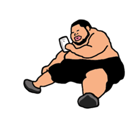 A passionate man D (NO WORDS) sticker #6721622