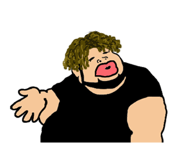 A passionate man D (NO WORDS) sticker #6721623