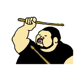 A passionate man D (NO WORDS) sticker #6721628