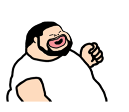 A passionate man D (NO WORDS) sticker #6721629