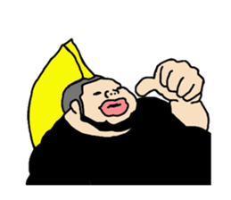 A passionate man D (NO WORDS) sticker #6721631