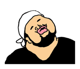 A passionate man D (NO WORDS) sticker #6721633