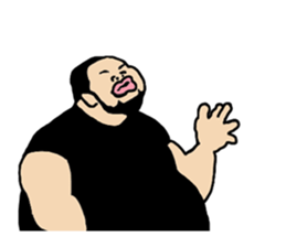 A passionate man D (NO WORDS) sticker #6721637