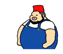 A passionate man D (NO WORDS) sticker #6721641