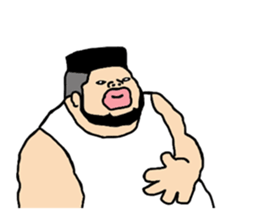 A passionate man D (NO WORDS) sticker #6721644