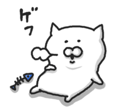 fluffy shy  cat sticker #6722070