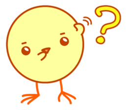 Cool & cute chick sticker #6722382