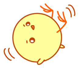 Cool & cute chick sticker #6722399