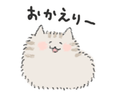 Long-haired cats 2 sticker #6722856