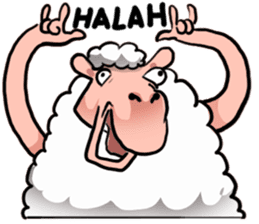 Yanda odd sheep sticker #6722970