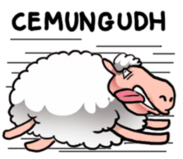 Yanda odd sheep sticker #6722971
