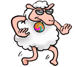 Yanda odd sheep sticker #6722974