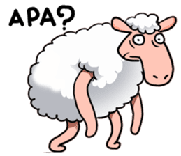 Yanda odd sheep sticker #6722976