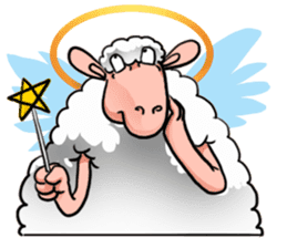 Yanda odd sheep sticker #6722994