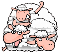Yanda odd sheep sticker #6723004