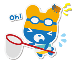 Summer Bear Cool Biz.+e sticker #6723320
