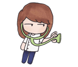 Chocoholic June: Medical student sticker #6723648