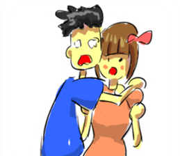 Great Couple sticker #6723858