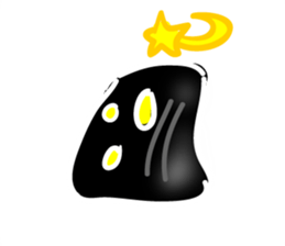 Cincau the black jelly sticker #6724054