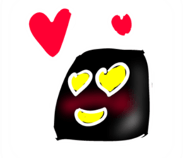 Cincau the black jelly sticker #6724070