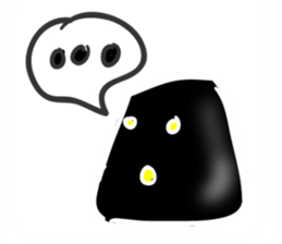 Cincau the black jelly sticker #6724083