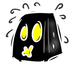 Cincau the black jelly sticker #6724087