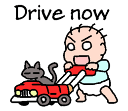 Baby and Cat EnglishVer. sticker #6724251