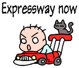 Baby and Cat EnglishVer. sticker #6724252