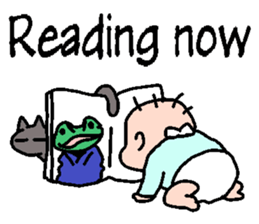 Baby and Cat EnglishVer. sticker #6724261