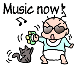 Baby and Cat EnglishVer. sticker #6724264