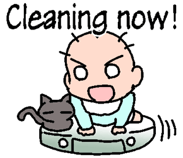 Baby and Cat EnglishVer. sticker #6724265