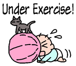 Baby and Cat EnglishVer. sticker #6724268