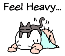 Baby and Cat EnglishVer. sticker #6724283