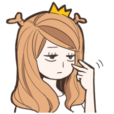 My Deer Princess (Eng) sticker #6724748