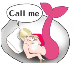 Beautiful and elegant mermaid 2 English sticker #6724937