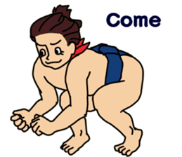 Shake challenges sumo sticker #6724995